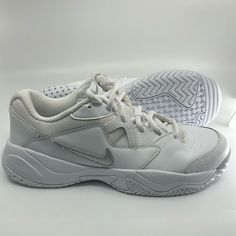 Women's Tennis Court Shoes They Have Markings From Sitting In The Closet With Other Of My Shoes See Pic For Conditions. These Are New I Just Never Used Them Tennis Court Shoes, In The Closet, My Shoes, Womens Tennis, Nike Shoes Women, Nike White, Shoes Color, The Closet, Court Shoes