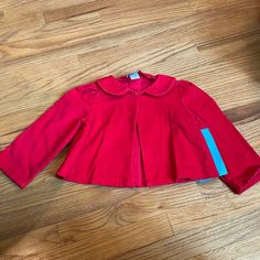 This New With Tag Swing Jacket Is By Just Ducky. Just Ducky Is A Trunk Show Line That Allows You To Design Your Pieces With Different Fabrics And Colors. This Coat Is A Size 6. It Is Red Corduroy And Features A Peter Pan Color And One Button Closure. The Color On This Is So Bright And Cheery. Love This With Green Cord Cherry Skort Listed Separately. Love It! Winter Red Outerwear With Corduroy Collar, Red Cotton Outerwear For Playtime, Fitted Cotton Outerwear For Playtime, Red Outerwear For School In Fall, Red Outerwear For Playtime In Fall, Red Outerwear For Fall Playtime, Red Cotton School Outerwear, Red Cotton Outerwear For School, Girls Faux Fur Coat