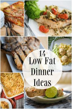 Low Fat Dinner Ideas, Low Fat High Protein