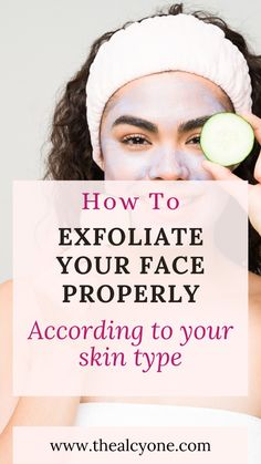 Learn how to exfoliate your face like a pro. Get the best kind of exfoliant based on your skin type #exfoliate #skintype When To Exfoliate Skin, How Often To Exfoliate Face, How To Exfoliate Face, Best Facial Exfoliator, Natural Facial Exfoliator, Face Exfoliant, Face Exfoliating, Clear Skin Care