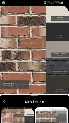 an image of a brick wall that is being used as a background for the website