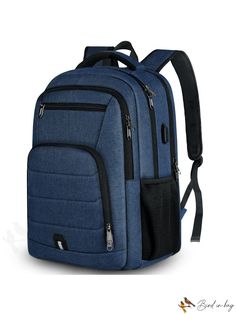 BirdinBag - 17 Inch Laptop Backpack - Waterproof, TSA Friendly, USB Port - Ideal for Work, Travel, College 17 Inch Laptop Backpack, Large Backpack Travel, Mens Backpack Travel, Business Backpack, Luggage Strap, Computer Backpack, College Backpack, Laptop Rucksack, Computer Bag