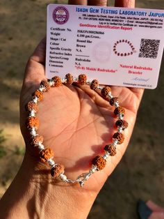 LAB CERTIFIED + 925 Silver Natural RUDRAKSHA Rudraksh Bracelet, 5 Mukhi + 8 Mukhi, 7.5 " + ext, Indian Origin Lord Shiva, Prayer Meditation by ArtisanCraftedJewelz on Etsy 925 Silver, Meditation, Lab, Etsy Accessories, Spray, Accessory Gift