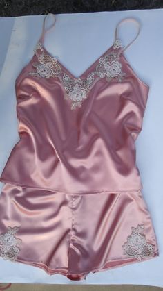 Satin Pyjama Sets,wedding Lingerie,pink Lingerie,bridal Lingerie, Pyjama Set - Etsy Feminine Sleeveless Sleep Sets, Elegant Fitted Sleepwear For Pajama Party, Feminine Satin Sleepwear Sets, Elegant Pink Sleepwear For Loungewear, Elegant Pink Loungewear Set, Elegant Sleep Sets With Camisole, Elegant Camisole Sleep Sets, Elegant Sleeveless Sleep Sets, Satin Sets With Lace Trim For Wedding Night