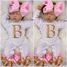 "100% COTTON This adorable customized outfit will have everyone in admiration of your little princess. This customized bodysuit is the perfect outfit for any occasion! Also offers an adorable large handmade ribbon bow with the perfect amount of sparkle and glam! The bodysuit is accented with matching handmade ribbon anklets (which are removable for easy cleaning and style changes, how awesome). The anklets offer the perfect fluffy look for your little one, which we receive endless compliments on Personalized Fitted Onesie For Birthday, Customizable Fitted Onesie For First Birthday, Pink Fitted Onesie For Birthday, Personalized Pink Onesie For Birthday, Fitted Pink Onesie For Gift, Personalized Pink Onesie For First Birthday, Fitted Pink Onesie As A Gift, Personalized Fitted Pink Onesie, Fitted Pink Onesie Gift