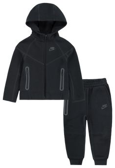 Nike Tech Fleece Hooded Full-Zip Set Baby Nike Tech, Nike Set, Hoodie And Pants, Baby Nike, Stylish Kids Outfits, Boys And Girls Club, Nike Fleece, Hoodie Set, Nike Tech Fleece