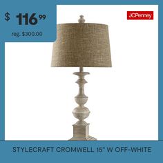 a lamp with a price tag for $ 16 99 reg $ 30 00 and up