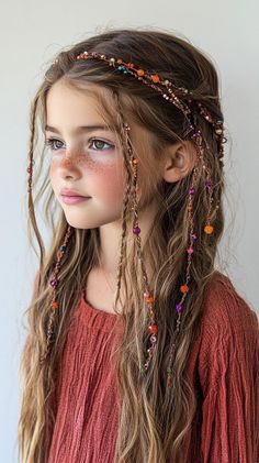 Bold and Beautiful Braided Headband Styles Braided Headband Hairstyles, Easy Hippie Hairstyles, Braided Headband Hairstyle, Boho Butterfly, Toddler Hairstyles, Fairy Hair, Beauty Hairstyles, Hippie Hair