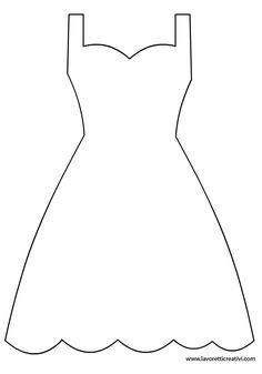 a dress that is cut out into the shape