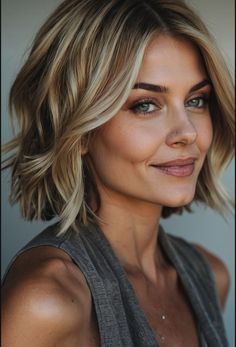 Mom Haircut, Trendy Bangs, Mom Haircuts, Choppy Bob Haircuts, Blonde Locks, Blonde Ambition, Chin Length Hair, Choppy Bob, Haircut Inspiration