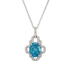 Elevate your look with the Rosamund Blue Topaz Pendant Necklace in Silver, a stunning blend of elegance and allure. This exquisite necklace showcases a flower design that exudes timeless beauty. At its heart lies an oval-shaped, lab-grown Blue Topaz, its brilliant blue hue evoking the boundless sky and tranquil waters. Encircling this mesmerizing gemstone are delicate petals adorned with sparkling zirconia, creating a dazzling halo that enhances the necklace’s sophisticated charm. Blue Topaz, kn Blue Topaz Pendant Necklace, Pendant Necklace Silver, Minimalist Women, Blue Topaz Pendant, Topaz Pendant, August Birthstone Jewelry, July Birthstone Jewelry, Jewelry Ring Box, Pearl Jewellery Earrings