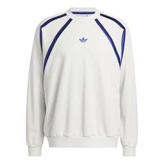 Adidas White Sweatshirt With Three Stripes, Adidas White Sweatshirt For Streetwear, White Adidas Sweatshirt With Three Stripes, White Adidas Sweatshirt For Streetwear, White Sportswear Sweatshirt With Three Stripes Branding, White Three Stripes Sportswear Sweatshirt, Adidas White Sportswear Sweatshirt, Adidas White Sweatshirt For Spring, White Adidas Sweatshirt For Spring