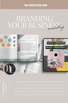 a book with the title branding your business written on it and surrounded by other books