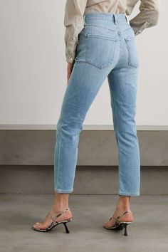 CITIZENS OF HUMANITY Jolene high-rise slim-leg jeans | NET-A-PORTER Light Wash Mid-rise Mom Jeans, Fitted Cropped Tapered Leg Jeans For Everyday, Fitted Tapered Leg Cropped Jeans, Fitted Cropped Tapered Leg Jeans, Everyday Cropped Tapered Jeans, High Rise Tapered Cropped Jeans For Spring, Spring High Rise Tapered Cropped Jeans, Straight Fit Mid-rise Cropped Jeans In Medium Wash, Fitted Mid-rise Cropped Jeans In Rigid Denim