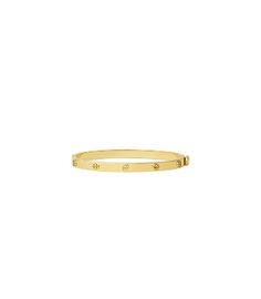 Directly from Tory Burch - Our iconic Miller collection, reimagined as jewelry. Studded with Double Ts, this classic bangle looks great stacked or solo. Tory Burch Official Site. Classic Stackable Cuff Bangle Bracelet, Tory Burch Bracelet, Classic Bangles, Designer Bracelets, Tory Burch Miller, Hinged Bracelet, Christmas Wishlist, Designer Jewelry, Bracelet Designs