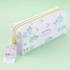 Have fun organizing your fave markers inside this pen case with two separate zippered sections! It’s also decorated with cute illustrations of Kuromi shopping with her sidekick, Baku! Made from synthetic leather Kawaii Bags With Pen Slots For Everyday Use, Cute Stationery With Pen Slots For Everyday Use, Cute Stationery With Pen Slots For Daily Use, Cute Stationery With Pen Slots For Personal Use, Kawaii Stationery With Zipper Pouch, Rectangular Pencil Case With Card Slots For School, Kawaii Rectangular Pencil Case With Zipper Closure, Kawaii Pencil Case With Pen Slots For Daily Use, Kawaii Stationery With Pen Slots For Gift