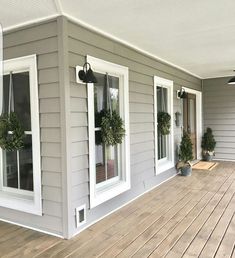 the front porch is clean and ready for us to use