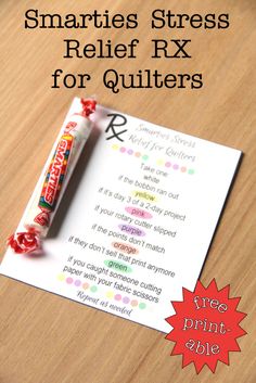 Quilters Survival Kit, Party Favors For Quilters, Sewing Retreat Favors, Quilt Retreat Games, Quilt Retreat Favors, Sewing Games, Retreat Gift Ideas, Quilt Guild Programs, Quilt Retreat Gifts