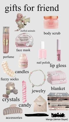 reposting credits to owner! Cute Aesthetic Birthday Gifts, Gifts To Get Friends Birthday, Friend Present Ideas Birthdays, Gifts For Girly Girl Bestie, Birthday Gift Inspiration, Birthday Inspo Gifts, Friends Birthday Present Ideas, Good Bday Present Ideas, Bestfriend Christmas Gift