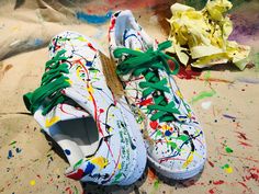 Nike men's sneakers in paint Sneakers in a spray can Spray paint Recycled sneakers Bright sneakers Creative Adidas sneakers paint Creative Sporty Multicolor Custom Sneakers With Paint Splatter, Sporty Multicolor Paint Splatter Sneakers, Sporty Multicolor Sneakers With Paint Splatter, Sporty Custom Sneakers With Paint Splatter, Sporty Sneakers With Paint Splatter And White Sole, Multicolor Low-top Sneakers With Paint Splatter, Artistic Custom Low-top Sneakers With Waterproof Paint, Artistic Low-top Custom Sneakers With Waterproof Paint, Waterproof Paint Sneakers For Spring Streetwear