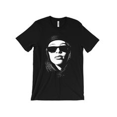 Aaliyah t-shirt. Size Chart in last image. We use Bella + Canvas 3001 shirts.  The material is high quality, soft, ring spun cotton.  All shirts are 100% cotton except Gray, which is 90/10 cotton, poly blend. Wholesale & Bulk discounts available - MESSAGE US Shipping Time:  We ship out 3-5 business days after payment has been received *Wash in cold water and garment inside out for best durability and results.  Dry on low temperature 90s Graphic Print T-shirt For Streetwear, Black Y2k T-shirt With Custom Print, 90s Graphic T-shirt For Streetwear, 90s Style T-shirt With Sublimation Print For Streetwear, 90s Style Sublimation Print T-shirt For Streetwear, 90s Graphic Print Streetwear T-shirt, Y2k Black Custom Print T-shirt, Black Y2k Custom Print T-shirt, Y2k Style Black T-shirt With Custom Print