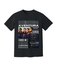 Aventura Tour Shirts, Aventura Tour T-Shirts, Cerrando Ciclos Shirt, Romeo Santos Shirt, Aventura Albums Shirt, Bachata Shirts Ordering Instructions 1. **Review Information**    - Carefully read all the provided information before placing your order. 2. **Select Item Type and Size**    - Choose the item type and size from the dropdown menu. 3. **Select Item Color**    - Choose the color of the item using the dropdown menu. 4. **Specify Design Color**    - In the optional message section, specify the design color (white or black). 5. **Add More Items**    - To add more items, first add the current item to your cart.    - Press the back button and repeat steps 1-4 for each additional item. 6. **Complete Your Order**    - When all desired items are in your cart, proceed to checkout.    - Ente Romeo Santos, Band Pictures, Graphic Design Poster, Tour Shirt, Tour T Shirts, Design Color, Custom Photo, Lanyard, Comfort Colors