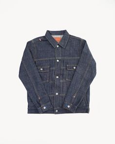 In their very own contemporary reimagining of the Type 2 jacket, they've created a version that features an elongated body, sleeker arms, and functional side pockets. The 14oz "ZETTO" selvedge is their flagship denim that has been on hiatus for quite some time. For its fading capabilities, it has become one of the most sought-after pairs in the lineup and also industry-wide. The denim is known for its impressive texture that softens unlike anything else in the collection. They've accomplished this by using that plush Texas cotton previously used by America's major jean manufacturer. It's then loomed on the same machine that produced the first pair nearly 15 years ago now. They upgraded the denim over time, but it still bears the same fading capabilities as the original. You'll notice that Selvedge Long Sleeve Denim Jacket For Winter, Streetwear Denim Jacket With Double-needle Stitching, Long Sleeve Denim Jacket With Double-needle Stitching For Streetwear, Fall Long Sleeve Selvedge Denim Jacket, Fitted Selvedge Denim Jacket For Streetwear, Fall Denim Jacket With Selvedge And Long Sleeve, Winter Streetwear Denim Jacket With Selvedge, Casual Fitted Selvedge Outerwear, Selvedge Long Sleeve Outerwear For Streetwear