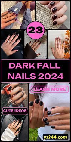 You can never go wrong with a fresh mani! 🎨✨ Find the look that speaks to you and get creative with your nails. 💕 Save this pin for your next appointment! Short Nails Ideas Dip Powder, October Dipped Nails Ideas, Nail Ideas Almond Shape Black, Fall Dip Powder Nails Ideas, Fall Nails 2024 Black, Dip Powder Nail Art Ideas, Fall Nails Dip Powder Designs, Fall Nail Ideas Almond Shape, October Dip Nail Ideas