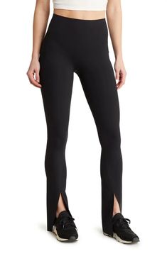 SPANX® Booty Boost Front Slit Active Leggings | Nordstrom Performance Leggings, Active Leggings, Nordstrom, Leggings, Free Shipping