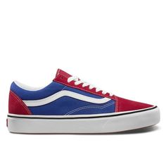 It's old school or no school with the classic SoCal vibes of the Vans? Old Skool? skateboard shoes! Size: Mens 3.5/Womens 5.  Color: Blue.  Gender: unisex.  Age Group: adult. No School, Skateboard Shoes, True Blue, Chili Pepper, Vans Old Skool, Blue Gender, Old Skool, Toner, Old School