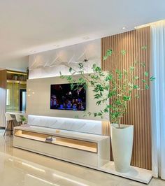 Ruang Tv, Bedroom Pop Design, Modern Tv Unit Designs, Living Room Decor Fireplace, Tv Wall Design