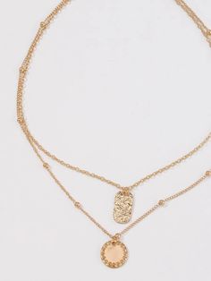 Details:Geometric \nStyle:Fashionable \nGender:Women \nMaterial:Zinc Alloy \nColor:Yellow Gold \n Gold N, Necklace Sets, Women Necklace, Layered Necklace, Layered Necklaces, Necklace Set, Womens Necklaces, Gold Necklace, Yellow Gold