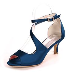 Category:Wedding Shoes; Upper Materials:Satin; Lining Materials:Leatherette; Embellishment:Buckle; Heel Type:Kitten Heel; Actual Heel Height:2.36; Gender:Women's; Toe Shape:Open Toe; Type:Bridal Shoes; Style:Minimalism; Heel Height(inch):2-3; Outsole Materials:Rubber; Closure Type:Ankle Strap; Shipping Weight:0.600; Listing Date:06/21/2020; Production mode:Self-produce; Foot Length:; Size chart date source:Provided by Supplier. Kitten Heel Wedding Shoes, Satin Sandals, Kitten Heel Shoes, Bridal Sandals, Bridesmaid Shoes, Wedding Sandals, Womens Wedding Shoes, Wedding Heels, Ankle Strap Heels