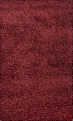 Safavieh California Shag SG151 Maroon Area Rug main image Maroon Rug, Website Features, Burgundy Wedding, Looks Style, Burgundy Color, Geometric Designs, Shag Rug, Christmas Themes, Lush