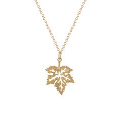 Shop the Leaf Pendant in 14K Yellow Gold (18 in) from Shane Co. Enjoy free 2-day shipping and returns on all orders. Sterling Silver Leaf-shaped Jewelry In Yellow Gold, 14k Yellow Gold Leaf-shaped Jewelry, The Leaf, Nature Inspired Jewelry, Maple Leafs, Inspired Jewelry, Leaf Pendant, Nature Inspired, Timeless Design