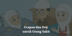 an animated image of two people in bed with the caption, uepan dan doa untuk orange sakt