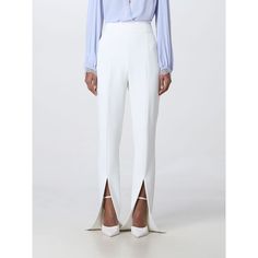 Spring/Summer 2023 Pinko Pants Woman White Size Type: It Sku: Gig-100091z1nw ~ Z09 Welcome To The Official Luosophy Poshmark Closet! Luosophy Is A Luxury Brand Reselling Company Founded In San Diego, Ca From 2016. All Our Products Are Imported From Italy And Sold In The Usa. We Do Our Best To Provide High Fashion, Luxury Items At Affordable Prices. We Guarantee All Our Products Are 100% Authentic. Shop With Us And You Will Forget About Shopping At Department Or Brand Name Stores. Our Prices Will White Formal Elastane Pants, White Elastane Pants For Formal Occasions, White Elastane Summer Pants, White Elastane Pants For Summer, Chic White Elastane Pants, Spring Formal Elastane Pants, White Ankle-length Evening Bottoms, White Ankle-length Evening Pants, White Ankle-length Pants For Evening