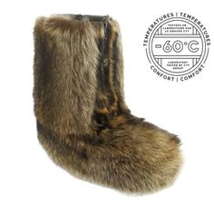 These raccoon fur boots with zippers are designed to face the Canadian winters. You can be sure that your feet stay warm, dry and comfortable in cold conditions. After the purchase, please provide your shoe size or foot length and the gender who will wear them thank you! This exact model is also offered in dyed black raccoon fur Natural raccoon fur Zipper closing system Height including the sole: 12 inches Multi-layer and removable lining Real leather details This boot has been laboratory tested Boots With Zippers, Fur Winter Boots, Off Grid Survival, Thermal Heat, Canadian Winter, Fur Headband, Fur Wrap, Mink Fur Coat, Montreal Quebec