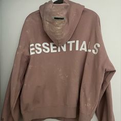 Bleached For Cool, Unique Look. Non Smoking Home. Euc. Unisex S, Oversized. Open To Reasonable Offers. This Pink Fear Of God Essentials Hoodie Released As A Part Of The Brand's Fw19 Season. Design-Wise, The Hoodie Features 3m "Essentials" Branding And The Boxy Drop-Shoulder Silhouette That's Become Synonomous With The Fear Of God Name.The Pink Fear Of God Essentials 3m Logo Pullover Hoodie Released On September 6th, 2020. Pink Winter Sweatshirt For Everyday, Winter Pink Sweatshirt For Everyday, The Fear Of God, Essentials Hoodie, Fear Of God Essentials, Fear Of God, The Fear, Pink Logo, Blush Color