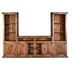 RUSTIC ENTERTAINMENT CENTER - The Rustic Mile Rustic Entertainment Center, Southwest Furniture, Western Living Room, Entertainment Center Wall Unit, Entertainment Center Design, Wood Entertainment Center, Special Colors, Western Furniture, Diy Ikea Hacks