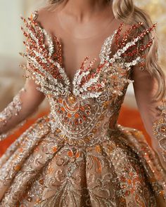 MADEMOISELLE ORANGE DRESS – CHALASO Orange Wedding Dress, Amy Brown, Ankle Length Dress, Veil Hairstyles, Miss Dress, Column Dress, Princess Wedding, Princess Wedding Dresses, Glamour Fashion