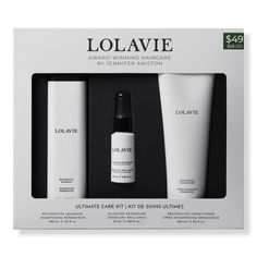 Ultimate Care Kit - HOLIDAY ULTIMATE CARE KITBenefitsStrengthen, smooth and reverse damage with the Restorative Shampoo and Conditioner, an advanced healthy hair system powered by a proprietary longevity complex, vegan keratin, and B-Pro3 bond technology.Using the Shampoo and Conditioner as a system, experience a 77% reduction in hair breakage after just one wash.*The Glossing Detangler is the ultimate multitasker: it's a detangler, heat protectant (up to 450F), frizz fighter, shine enhancer, and hydrator all in one, powered by B-Pro3 bond technology.Get 15x softer, smoother, more manageable hair after just one use* and a 99% reduction in flyaways/static** with the 8x awardwinning Glossing Detangler.For all hair typesCruelty-free**After brushing lab-tested average results vs. untreated vir Eye Vitamins, Heat Protectant, Hair Gift, Beauty Event, Makeup Bag Organization, Hair System, Foundation Shades, Exfoliate Face, Care Kit