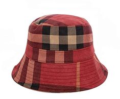 PRICES MAY VARY. 【QUALITY MATERIALS】:This plaid bucket hats made of deerskin velvet, which is soft and comfortable, light and breathable. 【PROPER SIZES】: HEAD CIRCUMFERENCE-56-58CM(22-23"),DEEP-8CM(3.15"),BRIM-7CM( 2.75").One size fits most women/ladies/girls. 【PURPOSE】:UPF50+.This bucket hat has sunshade function and effectively block 95% of ultraviolet rays. 【WIDE APPLICATION】:This Sun hat is widely used for lake walks,hawaiian beach vacations,street fashion,cruises,birthdays,parties,fishing,a Bucket Hat Beach, Luxury Skincare Brands, Bucket Hat Style, Wide Brim Hats, Brim Hats, Sun Cap, Night Cap, Fisherman Hat, Deer Skin