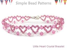 a bracelet with pink beads and hearts on the front, is featured in this article