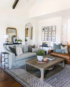 How to Pair a Rug with Your Couch | Rugs USA | The Roll-Out Living Room Rug Ideas, Room Rug Ideas, Fun Living Room, Sofa Classic, Metal Accent Table, Rug Ideas, Layered Rugs