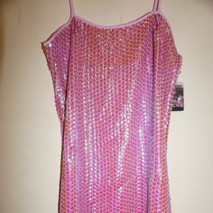 Pink Sequin Mini Dress Size Xs Joint Collaboration Between Free People With Anna Sui Please Note That This Dress Is Nwt But There Is A Defect: There Are Some Sequins Missing At The Bottom Of The Dress (See Photos). A Bag Is Attached With Extra Sequins. (I Am Not Sure If There Are Enough Sequins To Fill In The Gaps. Also, This Is A Delicate Dress So Sequins Will Become Loose And Fall Off Over Time.) Adjustable Shoulder Straps Bust 18" Length 27" 100% Polyester Nwt Delicate Dress, Imvu Outfits, Imvu Outfits Ideas Cute, Anna Sui, Pink Sequin, Sequin Mini, Sequin Mini Dress, Free People Dress, Outfits Ideas