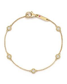 Roberto Coin Elegant 14k Gold Bracelet With Cable Chain, Elegant Diamond Bracelet With Delicate Chain, Elegant 14k Gold Cable Chain Bracelet, Luxury Yellow Gold Diamond Bracelet With Cable Chain, Elegant 14k Gold Diamond Bracelet With Cable Chain, Formal Diamond Bracelet With Delicate Chain, Formal Yellow Gold Diamond Bracelet With Cable Chain, Formal Yellow Gold Bracelets With Delicate Chain, Formal Gold Diamond Bracelet With Delicate Chain