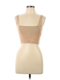 Zara Sleeveless Top Size: Large Tan Tops - used. 24% Polyamide, 31% Polyester, 45% Viscose, Square, | Zara Sleeveless Top Tan Square Tops - Used - Size Large Cheap Beige Zara Tops, Zara Sleeveless Top, Tan Square, Tan Top, Sleeveless Top, Women Handbags, Zara, Womens Tops, Handbags