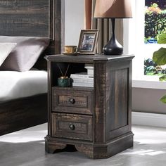 42015561252906 Living Room Dark, Cabinet For Bedroom, Farmhouse Nightstand, Tall Chest Of Drawers, Nightstand With Charging Station, 5 Drawer Dresser, 7 Drawer Dresser, Dresser Organization, Wood Side Table