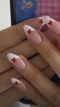 Valentine Nails, Soft Nails, Heart Nails, Fire Nails, Funky Nails